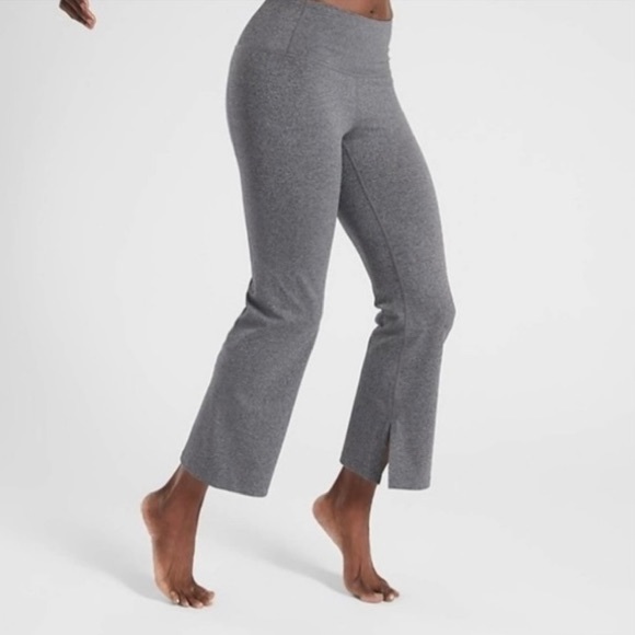 Athleta Barre Kick Flare Pants Heathered Gray Size XXS - Picture 2 of 10